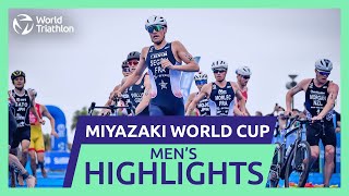 Race Highlights  2024 MIYAZAKI WORLD TRIATHLON CUP  Men [upl. by Ibby466]