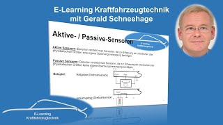 Aktive  Passive Sensoren Hallgeber Induktivgeber Klopfsensor Luftmassenmesser Klopfsensor NTC [upl. by Lorine]