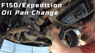 2014 Ford Expedition Oil Pan Change [upl. by Asilim]