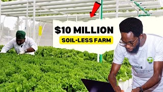 The Man Behind the Largest SOILLESS FARM in Nigeria [upl. by Onitnevuj]