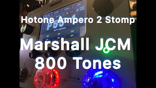 Hotone Ampero II Stomp Marshall JCM 800 [upl. by Akimat]