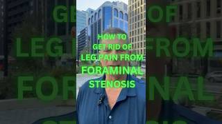 How to Relieve Leg Pain from Foraminal Stenosis  Dr John Zielonka [upl. by Hctub]