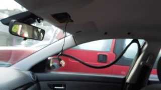 How to take the headliner roof out of a mazda 3 2006 sedan [upl. by Holbrooke]