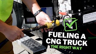 How to Fuel a CNG Truck [upl. by Ihp]