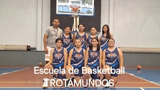 Basketball amistoso entre Esc TROTAMUNDOS vs Esc Americana [upl. by Allegna491]