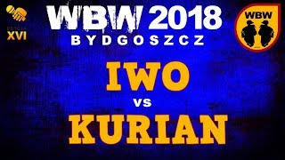 Iwo 🆚 Kurian 🎤 WBW 2018 Bydgoszcz freestyle rap battle [upl. by Eisoj887]