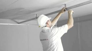 How to Install an MF Plasterboard Ceiling [upl. by Alexina]