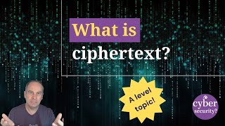 What is ciphertext [upl. by Aicenra]