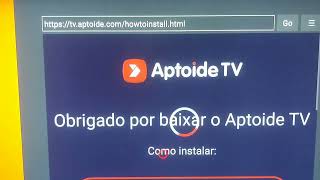 como instalar Aptoide na TV smart [upl. by Jabez]