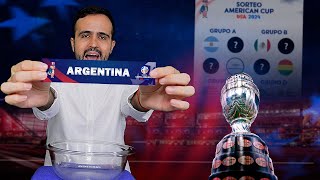 ASÍ SERÁ EL SORTEO DE LA COPA AMÉRICA 2024 🔥 [upl. by Roon]