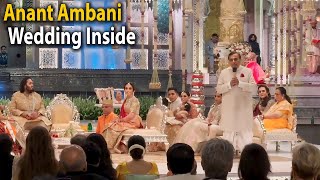 Anant Ambani Wedding inside Tour 😍  Hall full of Celebrities [upl. by Oruhtra]