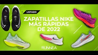 Las 6 zapatillas running Nike más rápidas de 2022 [upl. by Arquit]