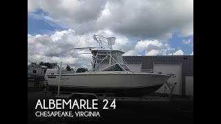 SOLD Used 1987 Albemarle 24 in Chesapeake Virginia [upl. by Liamsi699]