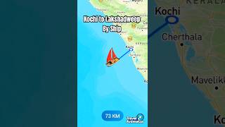 kochi to lakshadweep kochi lakshadweep boatrides ships ExplorerRahulroutemap [upl. by Gale]