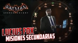 Batman Arkham Knight  Misiones  ¿Donde esta Lucius Fox [upl. by Nyliret]