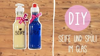 Bastelideen für Seifen und Spülmittelgläser – DIY mit Nina Moghaddam [upl. by Floria]