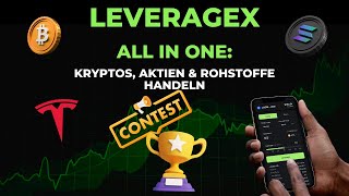 Kryptos Aktien amp Rohstoffe handeln Das LeverageX Trading Turnier [upl. by Torrlow517]