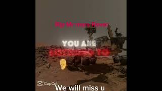 mars rover last words sad fyp [upl. by Adnilre]