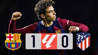 Barcelona vs Atletico Madrid 10 La Liga 202324  MATCH REVIEW [upl. by Anairo587]