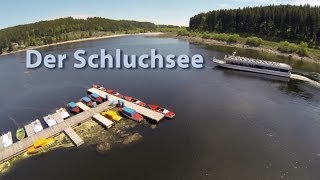 Schluchsee  Der Südwesten von oben [upl. by Ovatsug]