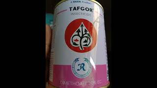 DIMETHOATE  Tafgor insecticide uses and dose कीटनाशक [upl. by Aivin325]