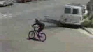 Tow In Bike Jump Crash [upl. by Ahsinad]