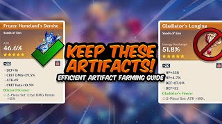 Efficient Artifact Guide SAVE YOUR RESIN  What To Keep amp What To Throw Away  Genshin Impact [upl. by Purcell27]