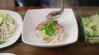 VEGGED Episode 4  Chef Leah Cohen Pho Zucchini Noodles with Veggie Bullet 30 [upl. by Brandyn612]