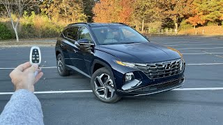 2024 Hyundai Tucson Hybrid Limited Start Up Test Drive Smart Park Walkaround POV and Review [upl. by Trinetta330]