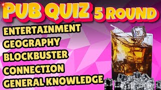 Ultimate Virtual Pub Quiz Entertainment Geography Blockbuster Connection And General knowledge [upl. by Navert]