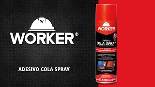 ADESIVO COLA SPRAY  WORKER [upl. by Yunick]