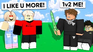 She CHEATED On Her BOYFRIEND So I Got REVENGE On Her Roblox Bedwars [upl. by Aivila]