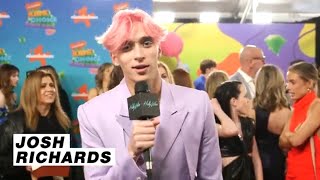 Josh Richards Wants Dixie Damelio to get slimed Pink Hair amp More  Hollywire [upl. by Kolva]