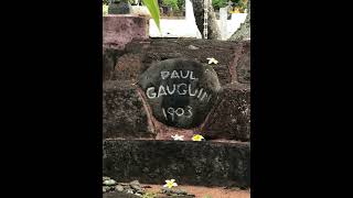 Paul Gauguins Gravesite shortsvideo [upl. by Alonso]