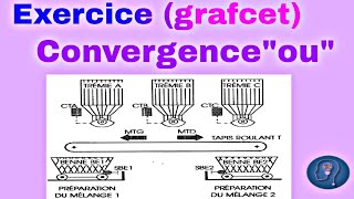 Exercice grafcet  convergence quotouquot  temporisation [upl. by Leuqcar256]