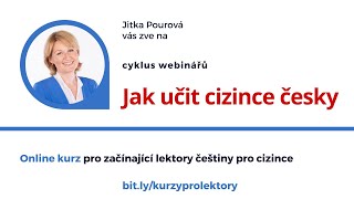 Jak učit cizince česky [upl. by Eerrehc687]