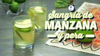 ¿Cómo preparar Sangría de Manzana y Pera  Cocina Fresca [upl. by Ahsiekat]