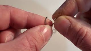 How to Open and Close Seamless Hoop Nose ring Body jewelry Split ring [upl. by Mirilla]