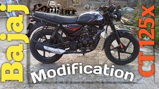 Bajaj Ct 125x modification  ct 125x mini adventure bikes in India  modified bajaj ct 125x [upl. by Eigger]