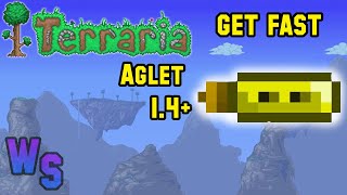 Terraria how to get FAST Aglet on 1449 SEED PC [upl. by Fry636]