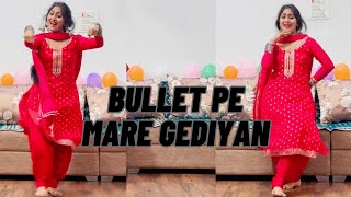 Bullet Pe Mare Gediyan  Dance  fiza Chaudhary  New haryanvi song [upl. by Naenaj]