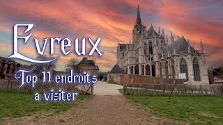 Evreux top 11 des endroits à visiter [upl. by Nosnorb660]