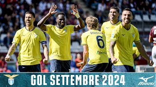 SS LAZIO 20242025  Tutti i gol di settembre ⚽️ [upl. by Ahsien]