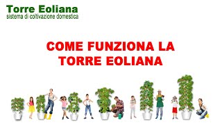 Come funziona la Torre Eoliana  Idroponica domestica  orto casalingo  coltivazione indoor [upl. by Jasun]