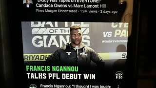 Francis Ngannou fight recap [upl. by Pitchford]