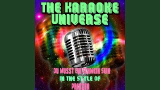 Du Musst Ein Schwein Sein Karaoke Version In the Style of Prinzen [upl. by Galatia]