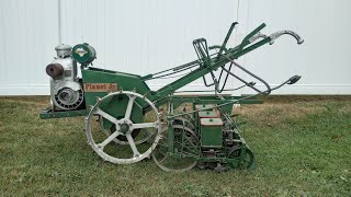 Planet Jr model FT with Toro Motor and 4 row 300a seed planter [upl. by Yoj]