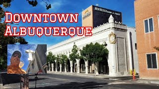 My Walk around Downtown Albuquerque [upl. by Anaihsat]