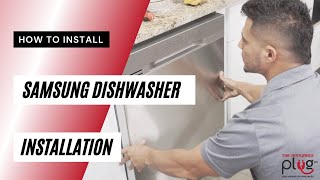 How To Install A Samsung Dishwasher  Installation [upl. by Atinyl957]