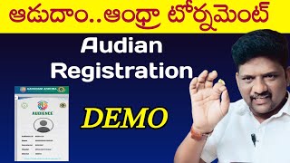 Audience Registration in Adudham Andhra Tournament maddimadugumunirathnam [upl. by Ardnuaed183]